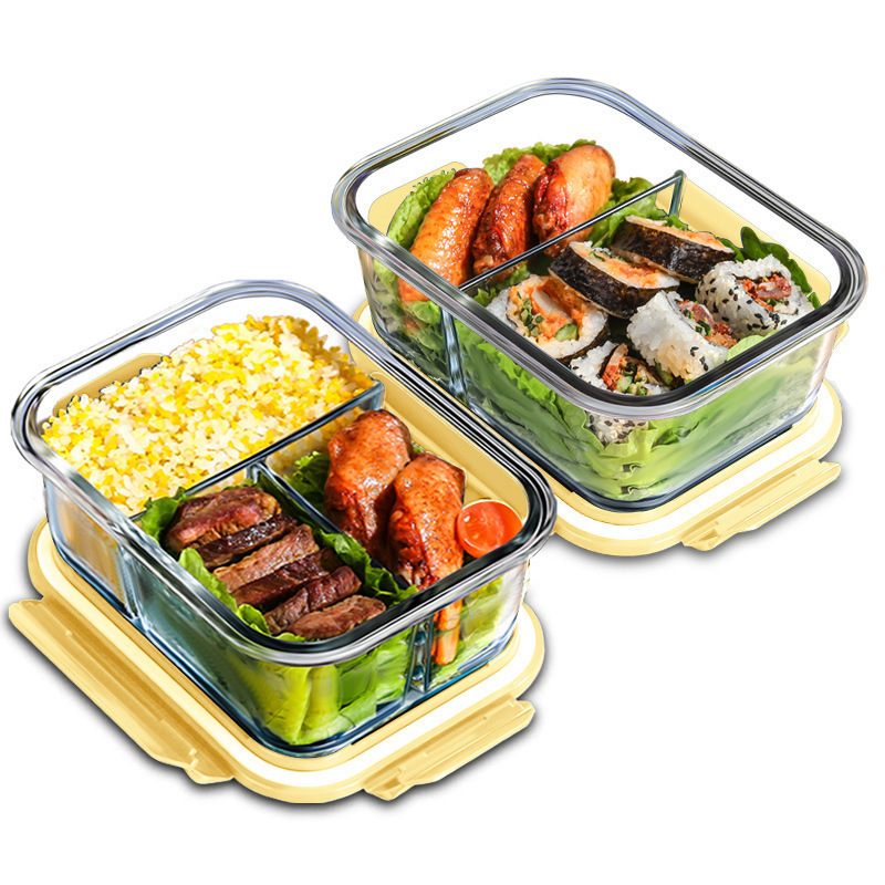 Food Storage Oven Safe - Glazen Vershouddoos Hoge Borosilicaat Hittebestendig Magnetron