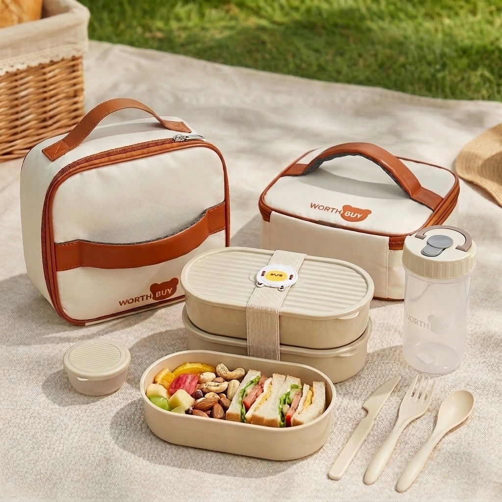 Food Storage Oven Safe - 2-delige set herbruikbare plastic lunchbox voor