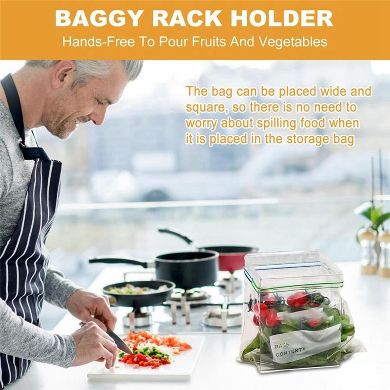 SUPERSALE Zakhouder met Rits S - Food Storage Bag recensie en prijs