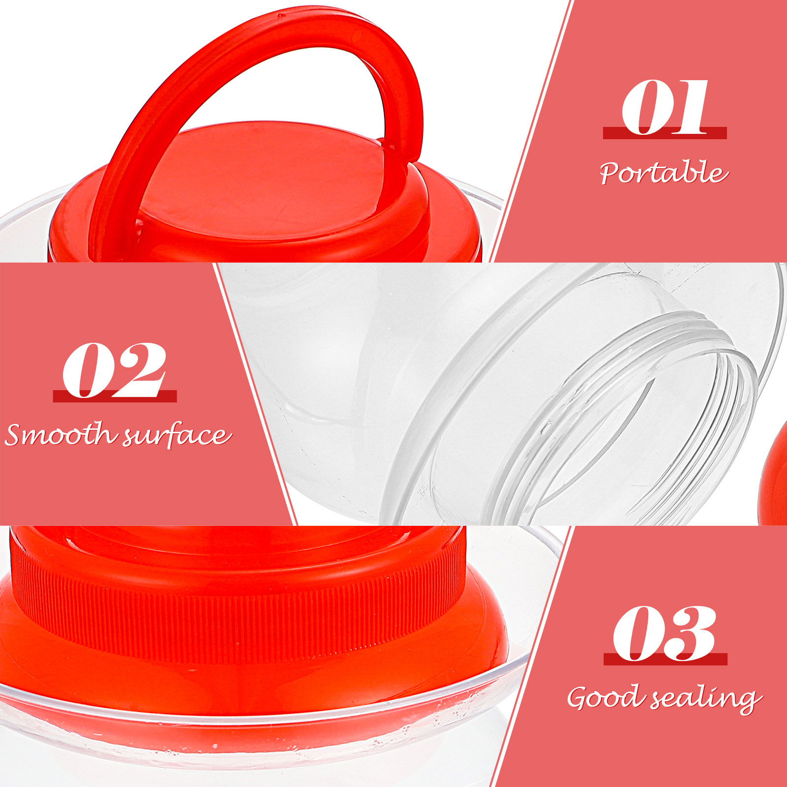 2 stuks, plastic voorraadpotte - Food Storage Containers recensie en prijs