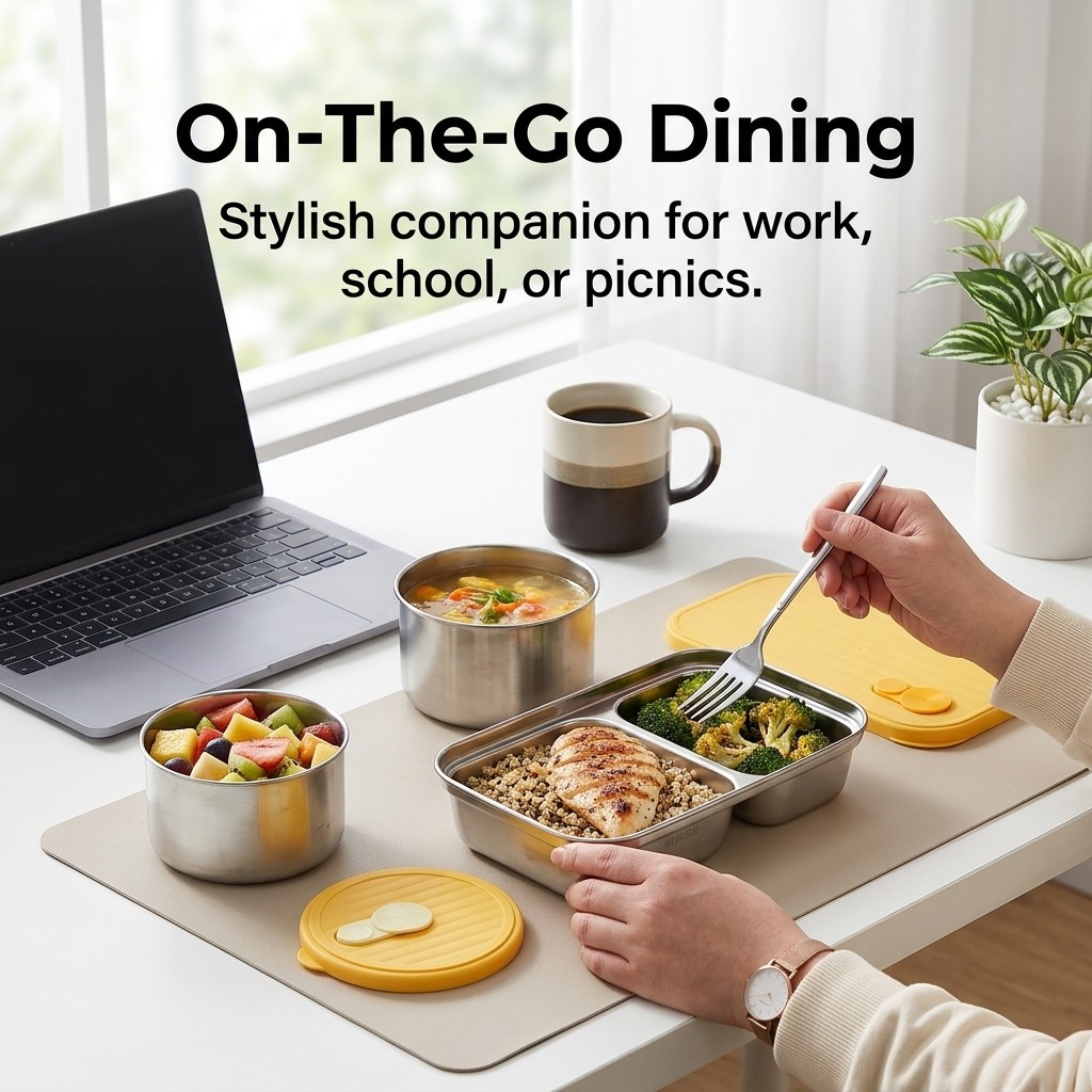 304 roestvrijstalen bento box, - Food Storage Oven Safe recensie en prijs