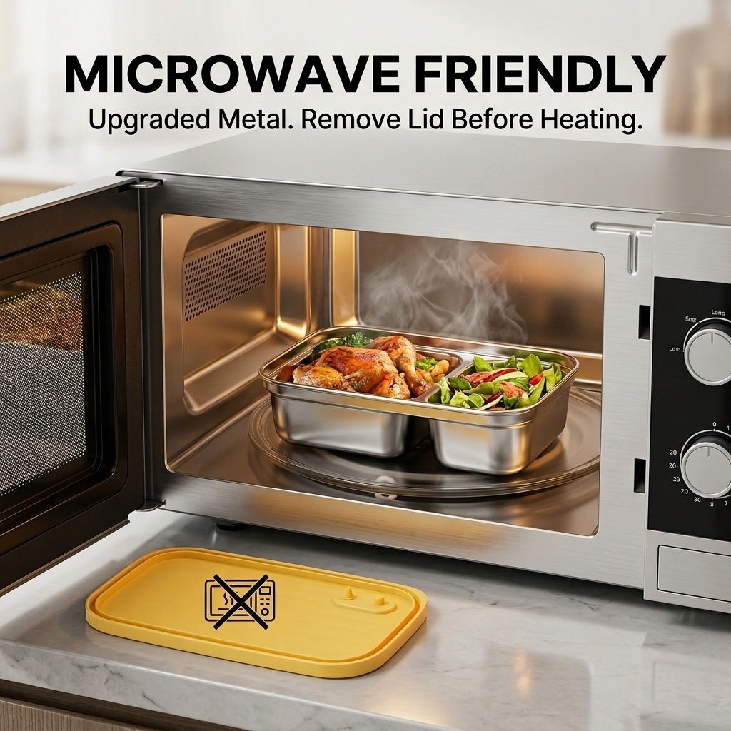 304 roestvrijstalen bento box, - Food Storage Oven Safe recensie en prijs