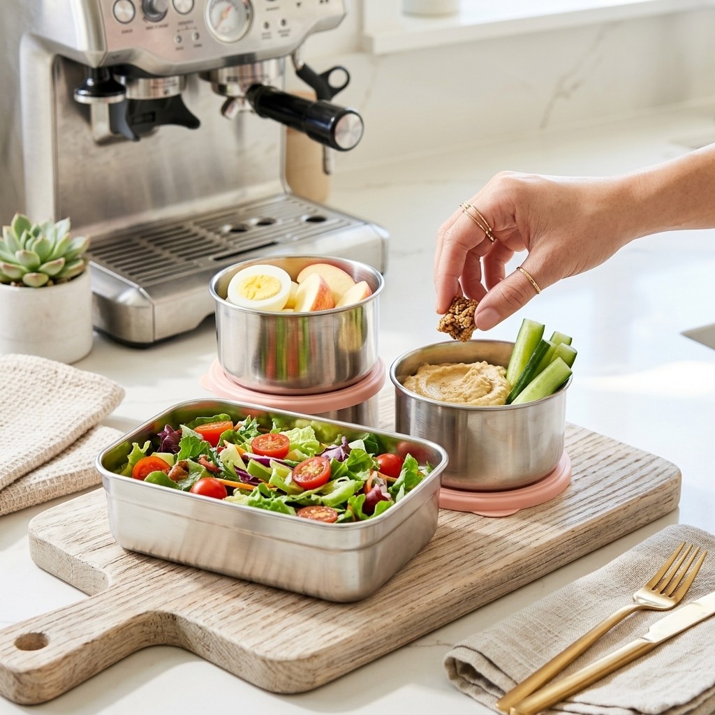 Microgolfbestendige 304 roestv - Food Storage Oven Safe recensie en prijs