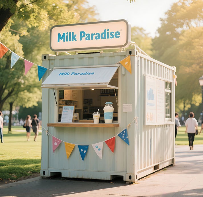 Prefab container koffieshop, m - Food Storage Meals recensie en prijs