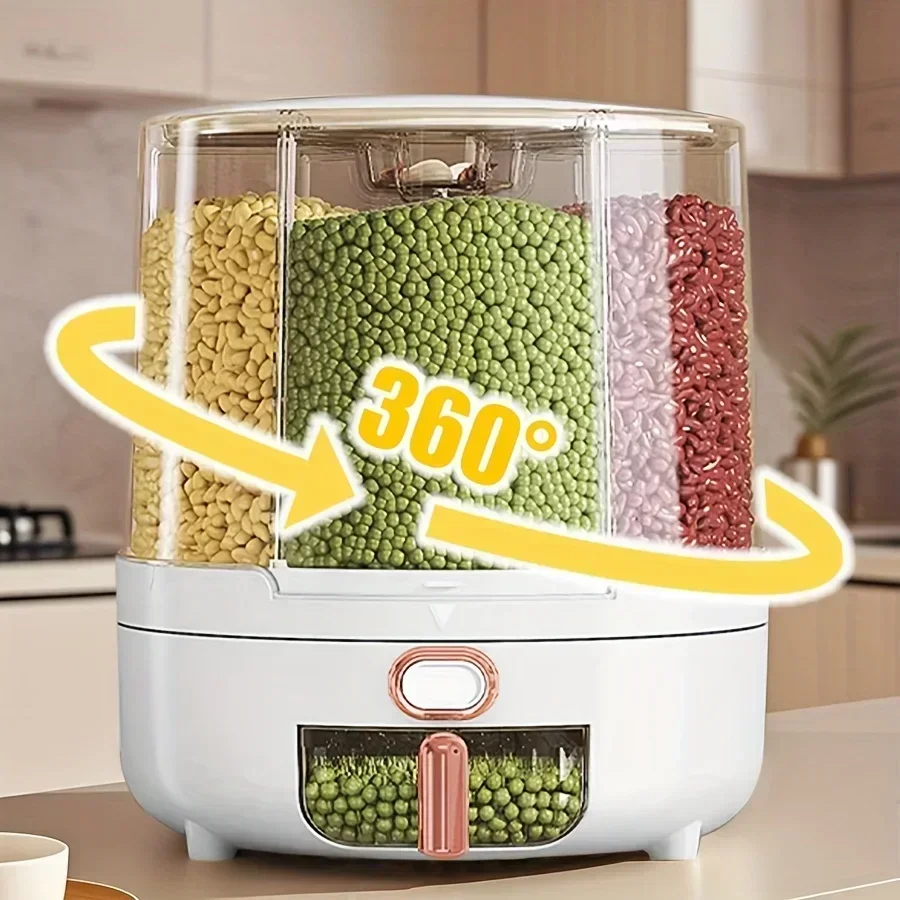 6 compartimenten 360 °   Roter - Food Storage Meals recensie en prijs