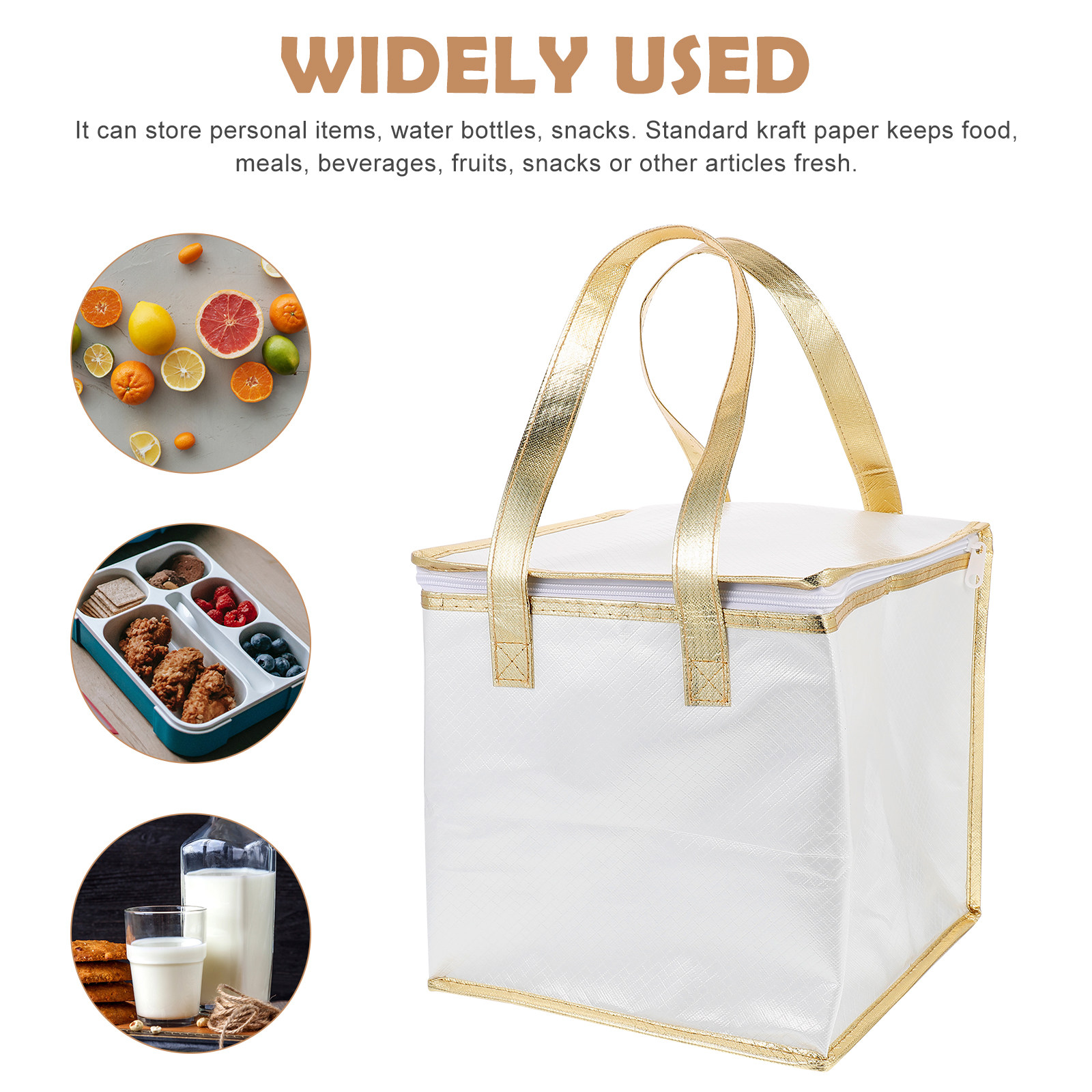 1 stuks grote, geïsoleerde voe - Food Storage Bag recensie en prijs