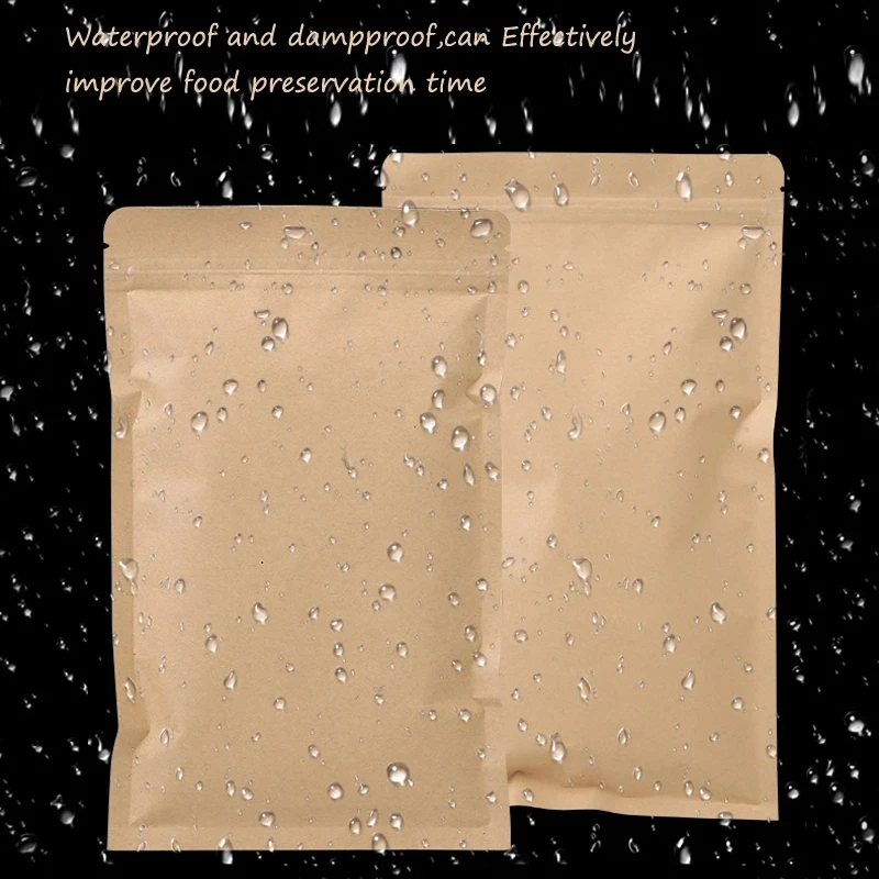 100 STKS Bruin Kraftpapier Rit - Food Storage Bag recensie en prijs