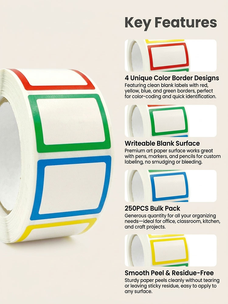 250 Stuks/Roll Naam Opslag Boe - Food Storage Labels recensie en prijs