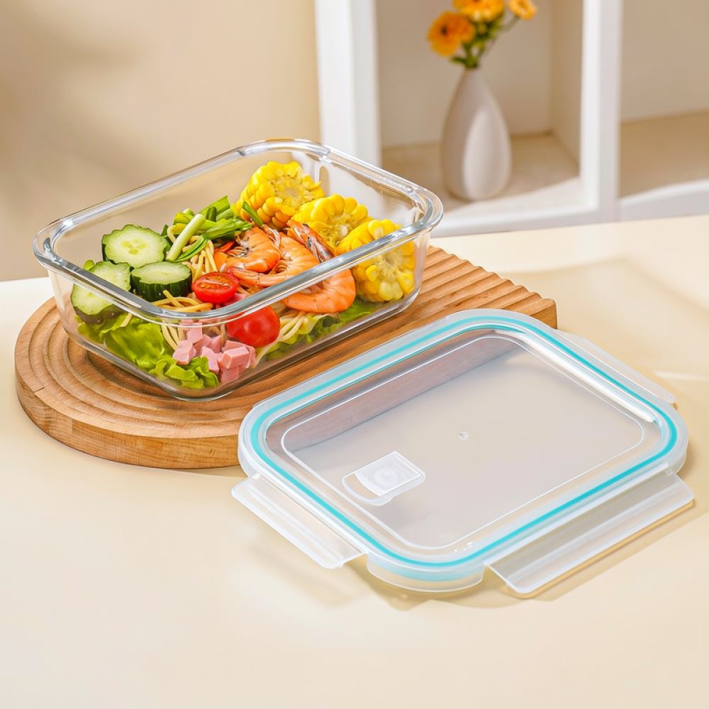 Magnetronbestendige glazen lun - Food Storage With Dividers recensie en prijs